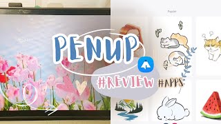 Review Aplikasi PENUP 📱🎨🪻 review  Indonesia [upl. by Lodge]