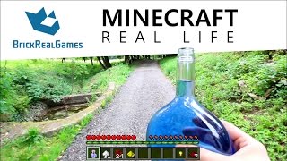 Minecraft Real Life  How to Make Potion of Swiftness  BrickRealGames [upl. by Adelle799]