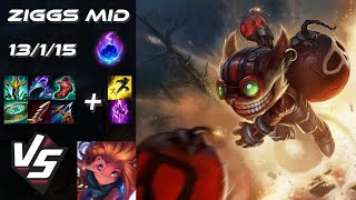 MID Ziggs vs Zoe  EU Challenger Patch 1422 [upl. by Mccollum308]