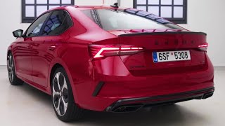 New Škoda Octavia RS Facelift 2024 265HP  Exterior amp Interior Details [upl. by Farleigh]