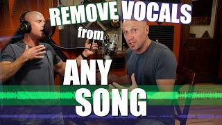 How To Remove Vocals From Any Song For Free Easily Make High Quality Karaoke Tracks [upl. by Siddon]