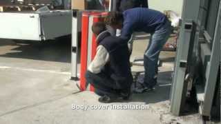 FAAC B680H 24v Hydraulic Barrier Installation [upl. by Kunkle]