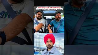 YoYo Honey Singh and Diljit Dosanjh met on a flight last month  glory honeysingh diljitdosanjh [upl. by Odnala]