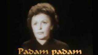 Edith Piaf  Padam  Lyrics [upl. by Odirfliw872]