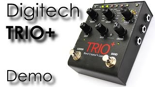 Digitech Trio Bandcreator with Looper  Demo [upl. by Tatianna205]