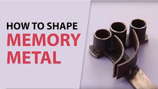 How to shape Memory Metal  Nitinol wire experiments  dArtofScience [upl. by Belda]