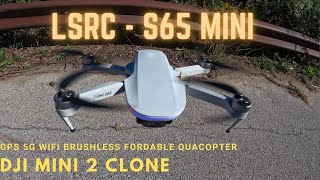 MINI Drone LSRCS6S GPS 5G WIFI FPV 4K HD Camera Brushless Foldable Quadcopter [upl. by Lindo]