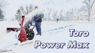 Toro Power Max HD TwoStage Snow Blower Review [upl. by Edmead248]