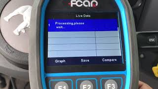 FCAR F506 HD code reader diagnosed Mack truck [upl. by Odnala]