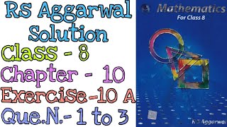 Profit and Loss  Class 8 Exercise 10A Question 1 to 3  RS Aggarwal  Md Sir [upl. by Koblick]