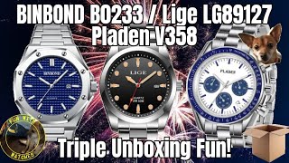 Binbond B0233 Lige LG89127 Pladen V358 Triple Unboxing Fun [upl. by Sal229]