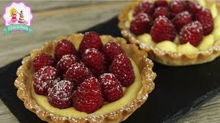 ♡• RECETTE TARTELETTES FRAMBOISES •♡ [upl. by Keese]