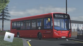 Croydon the London Transport Game  New 14 ￼ Diesel Bus  Roblox [upl. by Erdnael485]