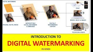 DIGITAL WATERMARKING  INTRODUCTION TO DIGITAL WATERMARKING DIGITAL WATERMARKING Explained in HINDI [upl. by Adamek]