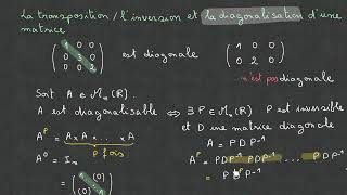 A quoi sert la diagonalisation   Matrices  Terminale [upl. by Atalya]