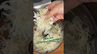 Ensalada en 5 minde un solo ingrediente Super deliciosa y nutritiva [upl. by Hum]