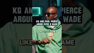 KG and Paul Pierce Talking about “D Wade” 😭 nba shorts basketball [upl. by Ahsinod]