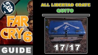 All Quito Libertad Crate Locations in Far Cry 6  Location Guide [upl. by Adnalahs]