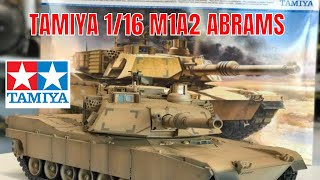 Building the all new Tamiya 116 M1A2 Abrams Display version [upl. by Wessling]