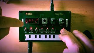 Korg NTS1  Space Ambient [upl. by Salohcim]