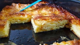 Gibanica prava RECEPT  kako spremiti gibanicu gužvaru [upl. by Alleira892]