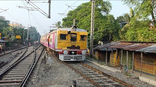 Up Hasnabad Local in Madhyamgram railway Station  Indian Railway [upl. by Nylknarf]