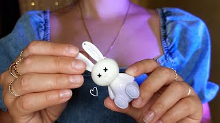 Your favorite makeup with cute lip gloss 🎀🐇 ASMR no talking [upl. by Anaicilef325]