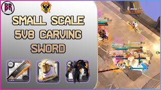 Albion Online  Small Scale PvP  Carving Sword [upl. by Gereld]