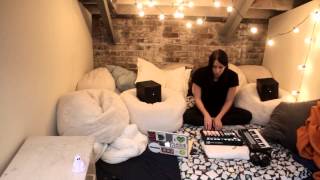 KFlay performs quotThicker Than Dustquot in bed  MyMusicRx Bedstock 2014 [upl. by Ruffo]