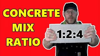 How to Make Concrete Ratio [upl. by Toddie269]