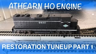 ATHEARN GP35 BLUE BOX RESTORATION PART 1 [upl. by Enamrahc]