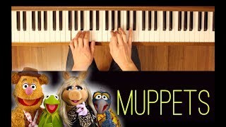 MahNa MahNa Muppets EasyIntermediate Piano Tutorial [upl. by Adamson805]