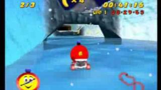 Diddy Kong Racing N64  Everfrost Peak Car  12886 [upl. by Llertnod]