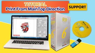 🔥 MainTop Tutorial How to Install and Print from MainTop Direction [upl. by Sirenay614]