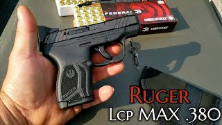 Ruger LCP Max 380acp Review amp Shoot [upl. by Nylanej]