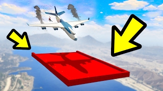 CAN YOU SAVE THE CRASHING CARGO PLANE IN GTA 5 [upl. by Prager]