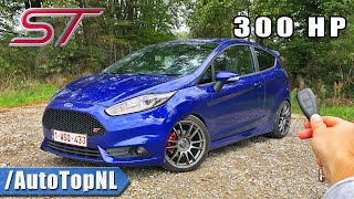 300HP FORD FIESTA ST MK7 REVIEW on AUTOBAHN NO SPEED LIMIT by AutoTopNL [upl. by Grimes6]