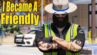 I Became A Friendly Cop  GTA 5 RP [upl. by Isdnil]