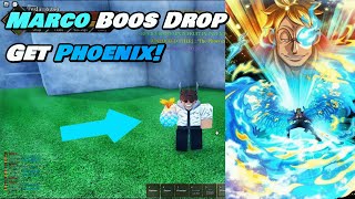 Marco Boss Drop Get Phoenix Fruit battlegrounds [upl. by Nika]