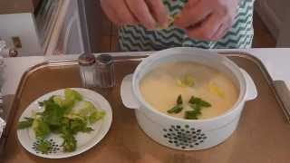 AVGOLEMONO  EGG AND LEMON SOUP WITH CHICKEN  STAVROS KITCHEN  GREEK AND CYPRIOT CUISINE [upl. by Haret]