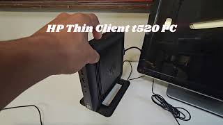 HP Thin Client t520 Fresh OS Install  SOLVED [upl. by Kati341]