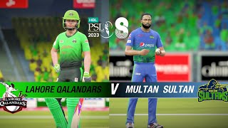 Lahore Qalandars Vs Multan Sultans  PSL 8  Cricket 19 PC Gameplay [upl. by Finnigan]