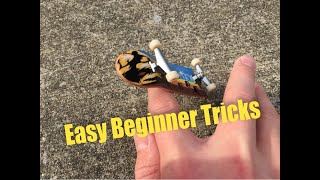 5 Easy Beginner Fingerboard Tricks Requires No Ollie [upl. by Herman80]