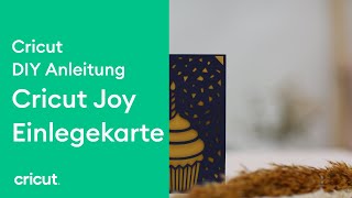 Cricut DIY Anleitung  Cricut Joy Einlegekarte [upl. by Drusie46]