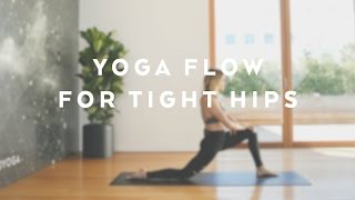 Yoga Flow For Tight Hips with Caley Alyssa [upl. by Akahc]