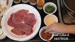 Mutton Pasande  Lamb Pasanda  Mughlai Cuisine  Mathur Recipes  Parsinde [upl. by Kosak182]