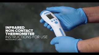 MedSource Labs NonContact Infrared Thermometer [upl. by Otrebcire]