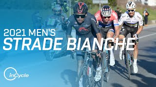 Strade Bianche  Mens Race Highlights  inCycle [upl. by Damarra100]