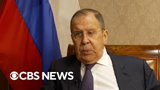 Russian foreign minister says US is wrong about ending Ukraine war [upl. by Iridissa]