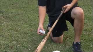 How to apply pine tar to a baseball bat [upl. by Ecyak]